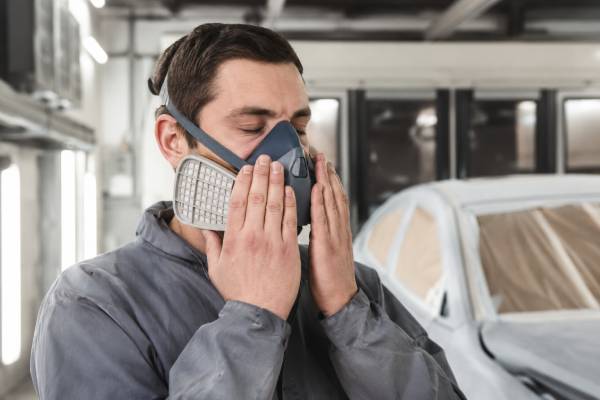provera prianjanja maske za farbanje, dlanovi preko filtera